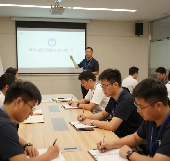 ​Unissons-nous pour la croissance et construisons ensemble un nouveau voyage - La formation des nouveaux employés de Shenzhen Xinhongda Electric Heating Technology Co., Ltd. s'est terminée avec succès